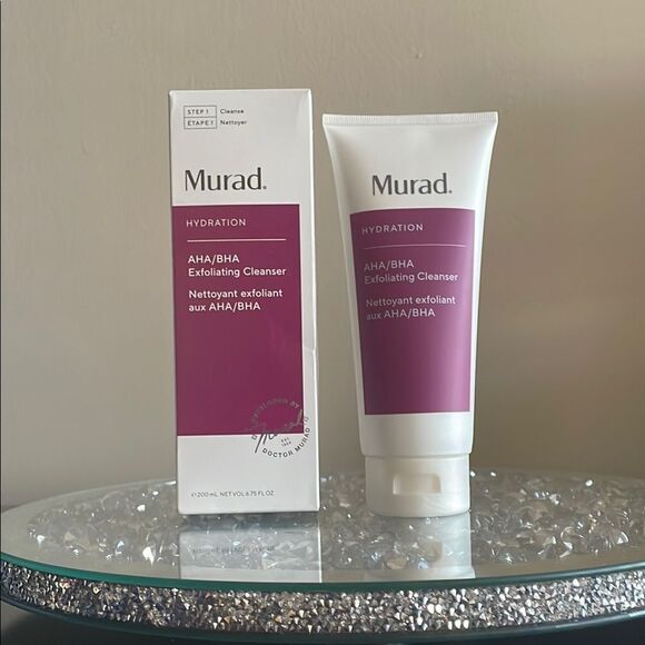 New Murad Hydration AHA/BHA Exfoliating Cleanser facial cleanser sealed - Picture 3 of 7
